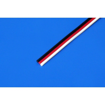 Dreiadriges Servokabel 3 x 0,20 mm/1 m flach (FUTABA)